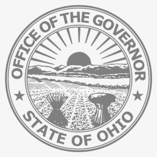 Seal Of The Governor Of Ohio - Great Seal Of Ohio Shower Curtain #432119