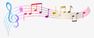 Music Notes Colourful - Music Notes Png Transparent #433012