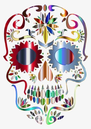 Sugar Skull Clipart Transparent Background - Sugar Skull Day Of The Dead Samsunggalaxy S5 Phone #433228