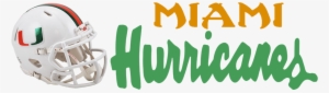Miami Hurricanes Football - Miami Hurricanes Logo Png #434381