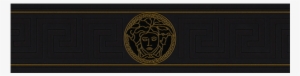 Versace Border Png - Versace Greek Key Wallpaper Border (black/gold) 93522-1b #435274