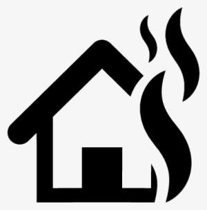 Fire Insurance Vector - Home Fire Icon Png #435516