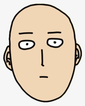 One Punch Man Funny - One Punch Man Face Transparent #435703