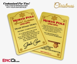 Santa Claus North Pole Official Invitation [personalized] #436089