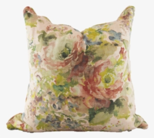 Watercolor Floral Pillow - Cushion #436163
