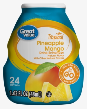 Great Value Tropical Drink Enhancer, Pineapple Mango, - Great Value Electrolyte Orange Drink Enhancer, 1.62 #436321