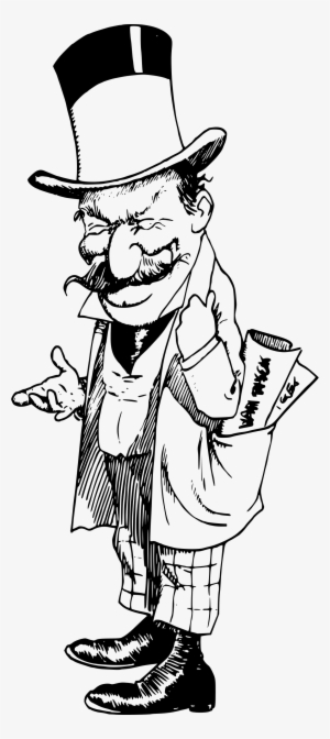 This Free Icons Png Design Of Top Hat Man Standing #436404