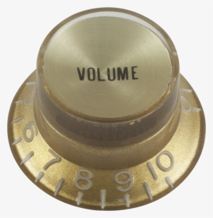 Top Hat, Gold With Gold Cap, Gibson Style Image - Gibson Knob Tone #436641
