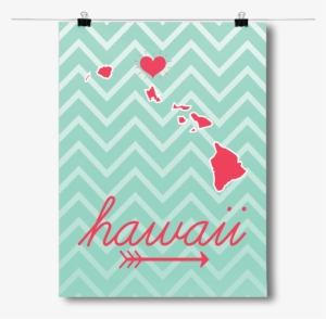 Hawaii State Chevron Pattern - Inspired Posters Hawaii State Chevron Pattern Poster #436720