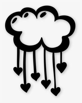 Raining Hearts Doodle - Rain #436963