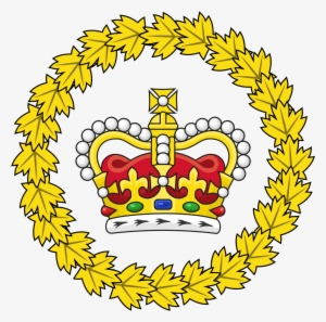 St Edward's Crown With Maple Leaves - St Edward's Crown Png #437185