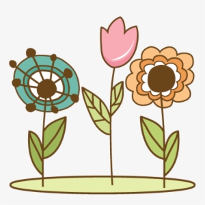 Doodle Flowers Svg Cutting Files Doodle Cut Files For - Cute Flower Doodle Png #437279