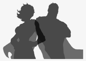 With Great Fitness Comes Great Responsibility - Superhero Shadow Png #437370