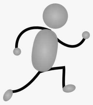 How To Set Use Silver Jogging Man Clipart #437589