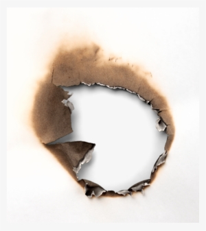 Transparent Hole Burned - Burnt Paper Png - Free Transparent Png 