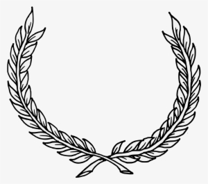 White Laurel Wreath Png - Laurel Wreath Png #438407