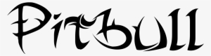 Pitbull Tattoos - Tribal Font #438450