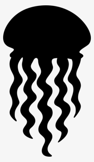 Clipart Free Download Phylum Cnidaria By Hailong Yang - Jellyfish Silhouette #438591
