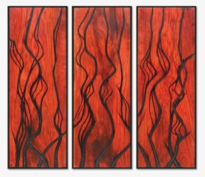 Burnt Panel Triptych No - Triptych #439155