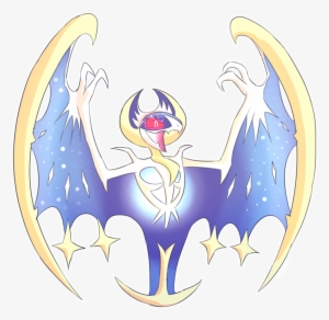 Lunar Clipart Crest - Pokemon Moon Legendary Shiny #439478