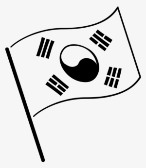 Flag Of South Korea Black And White #439965 Flag Of South Korea Black And White #439965