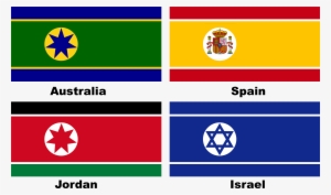 Redesignsflags In The Style Of North Korea's Flag - Flag #439992