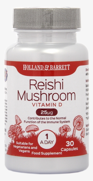 Holland And Barrett Reishi Mushroom Vitamin D 25ug - Reishi Holland And Barrett #4301111
