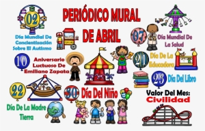 Espectacular Diseño Del Periódico Mural Del Mes De - Secundaria Periodico Mural Abril #4301231