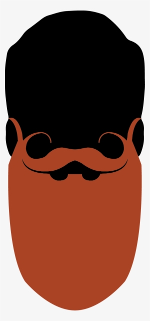 Full Beard With Styled Moustache - - Moustache #4301366