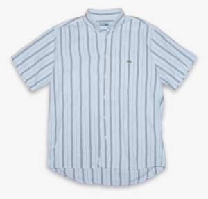 Vintage Chemise Lacoste Vertical Striped Button Down - Shirt #4302018