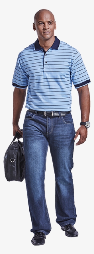 Lacoste Stripe Golfer Ls - Standing #4302266