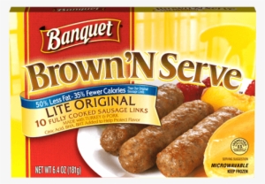 Brown 'n Serve Lite Original Sausage Links - Brown And Serve Sausage Original #4302550