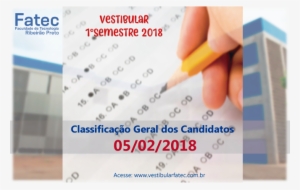 Banner Lista De Aprovados Vest - São Paulo State Technological College #4302680