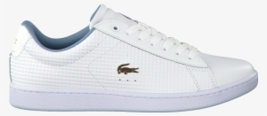 White Lacoste Sneakers Carnaby Evo Dames Number - Shoe #4302699