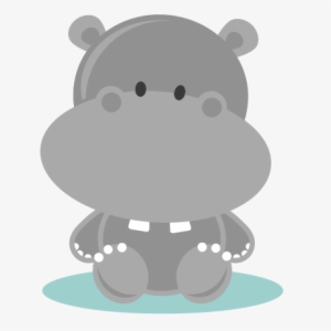 Baby Hippo Cartoon #4302955