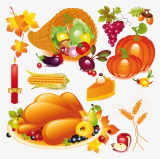 Cornucopia Clipart Vegetarian - Vector Graphics #4303128