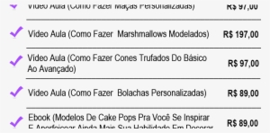 Lista De Beneficios Do Curso Apenas 497 - Number #4303234