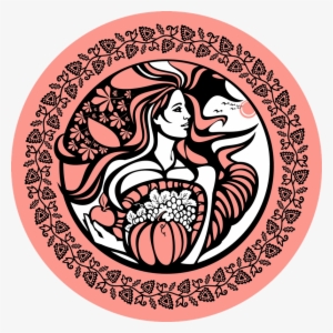 Cornucopia Of Health - Jute Round Rug #4303369