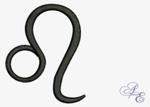 A Single Color Symbol For The Leo Zodiac Sign - Art #4304457