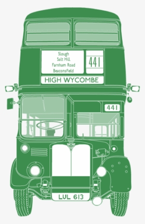 Front Illustration Of Aec Regent Iii Llu - Double-decker Bus #4304608