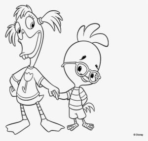 Drawing Chicken Little 22 - Chicken Little Abby Coloring Pages #4305150