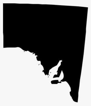 Vector Map Graphic Arts - South Australia Map Outline #4305556