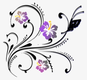 Butterfly Scroll Clip Art At Clker - Scroll Clipart #4305579