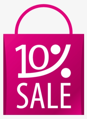 Pink 10% Sale Off Paper Shopping Bag - Discounts And Allowances #4305719