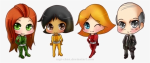 Another Line Art Made By , Colored By Me - Totally Spies Alex Chibi #4305895