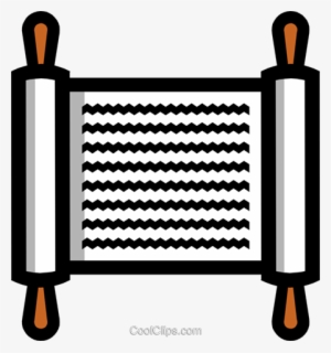 Symbol Of Sacred Scrolls Royalty Free Vector Clip Art - Schriftrolle Symbol #4305896