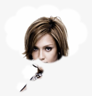 Balão De Diálogo - Jessica Alba With Short Hair #4306007