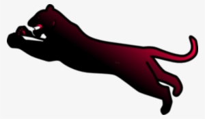 Red Clipart Panther - Red Panther Clipart #4306230