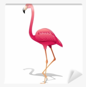 Pink Flamingo Fenicottero Rosa Vector Wall Mural • - Flamingo Clipart #4306317