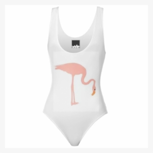 Shop Uni Flamingo One Piece Swimsuit By Lindsiedauksza - Active Tank #4306703